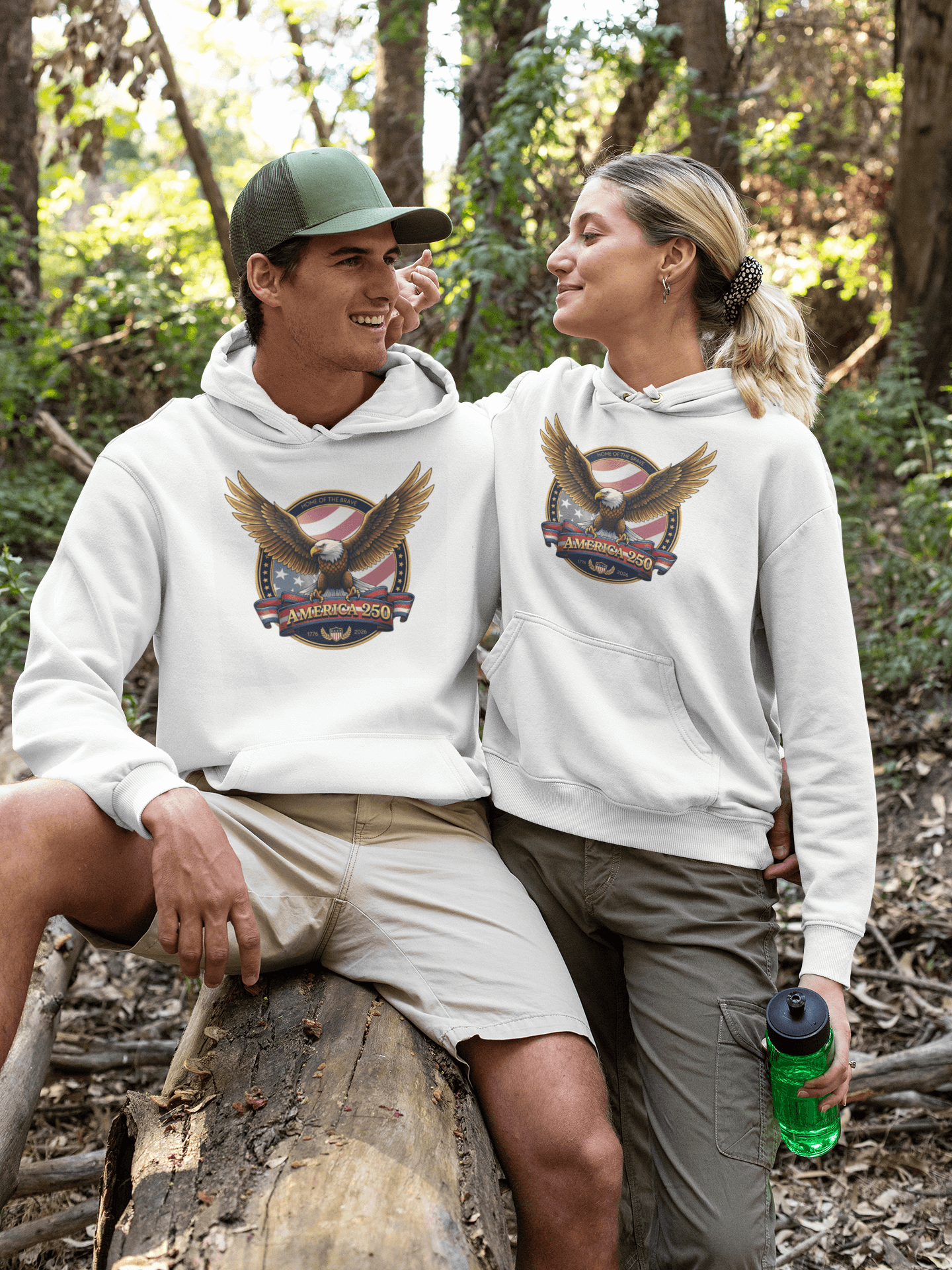 Home of the Brave: America 250 Crest – Hoodie