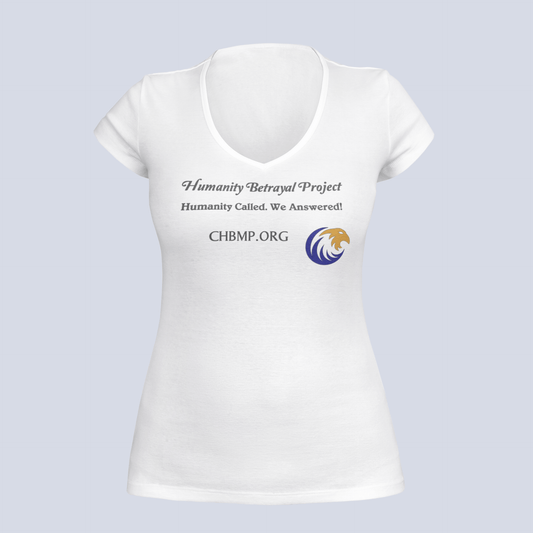 Front Side Only - CHBMP - Ladies V-Neck T-Shirt