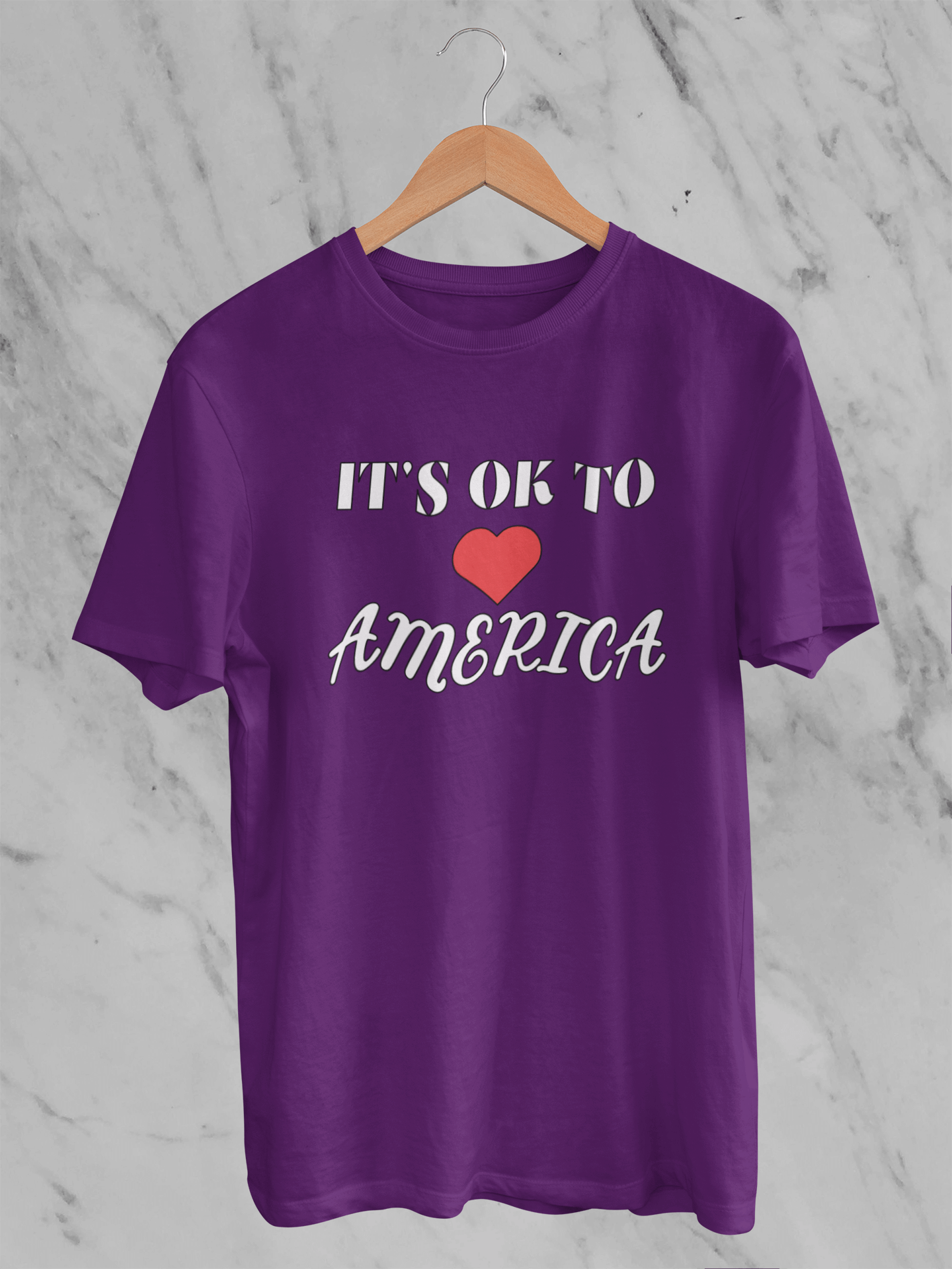 It's OK to Love America - Unisex T-Shirt