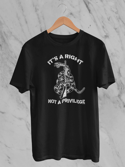 It's a Right, Not a Privilege - T-Shirt - Unisex Classic