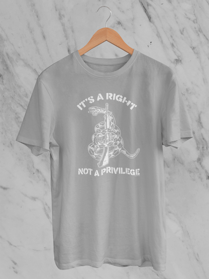 It's a Right, Not a Privilege - T-Shirt - Unisex Classic