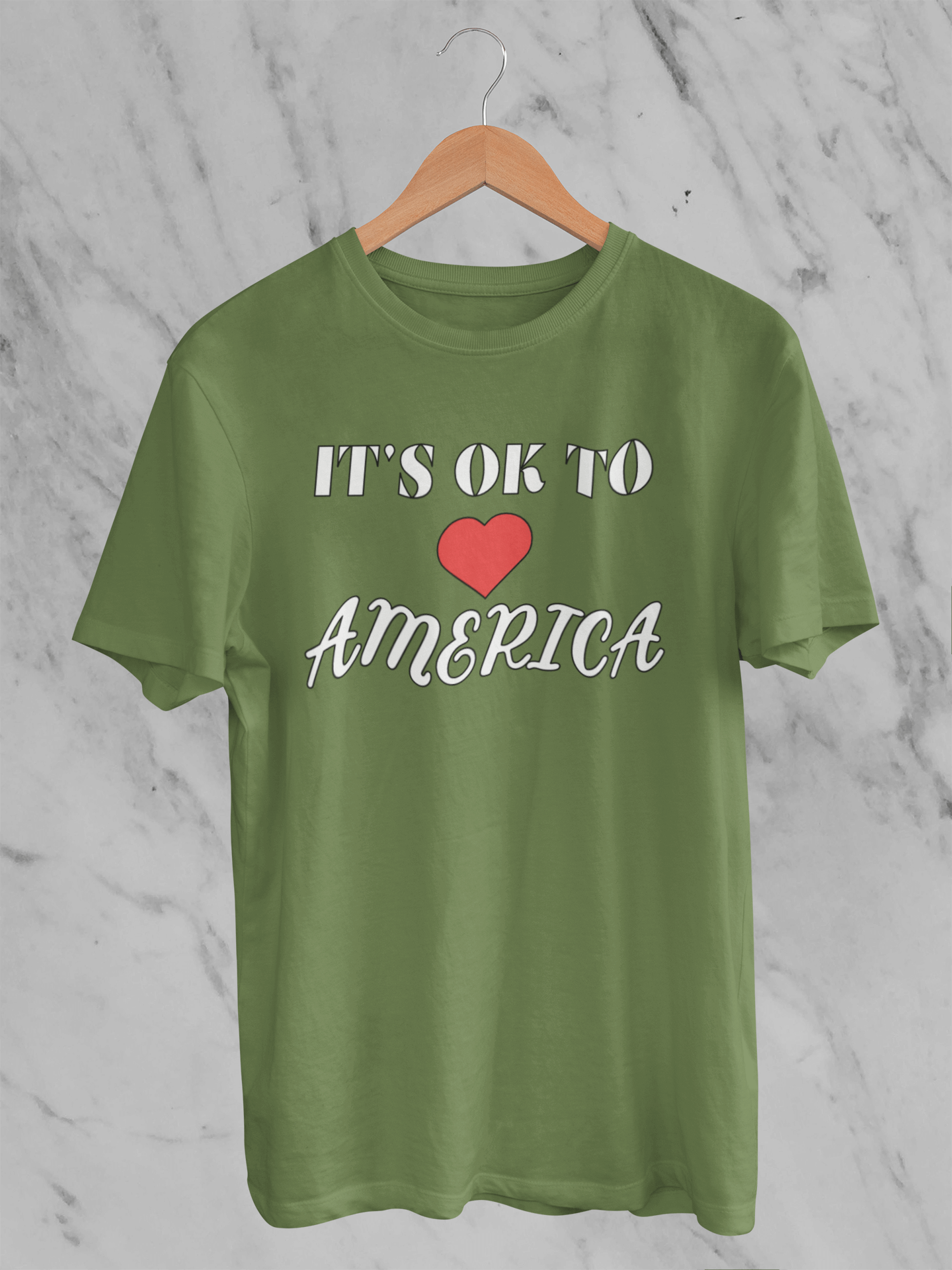 It's OK to Love America - Unisex T-Shirt