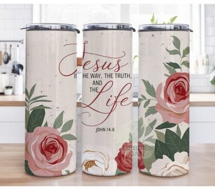 Jesus is the Way Truth and Life - 20 Oz Tumbler