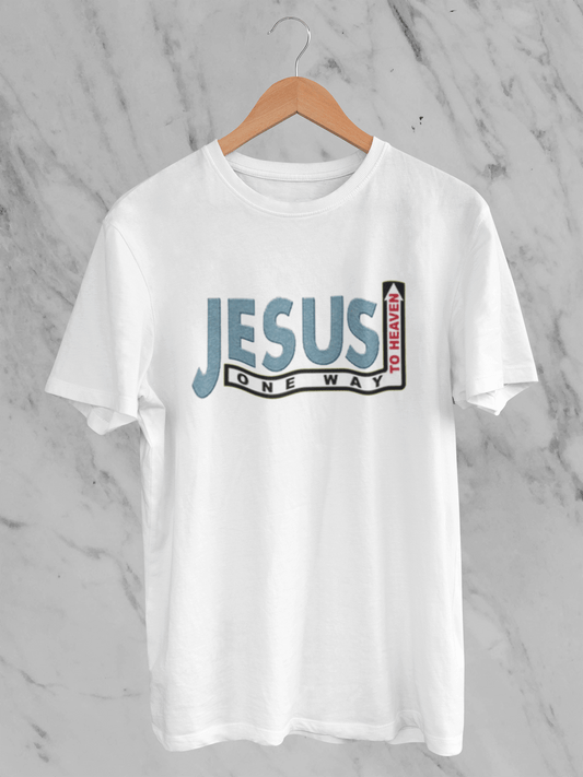 Jesus One Way to Heaven - T-Shirt