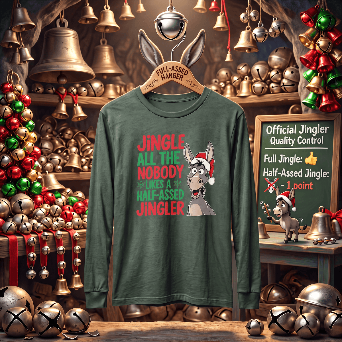 Jingle All the Way – Don't Half-Ass Christmas! Long Sleeve