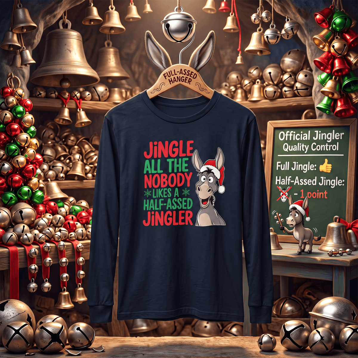 Jingle All the Way – Don't Half-Ass Christmas! Long Sleeve