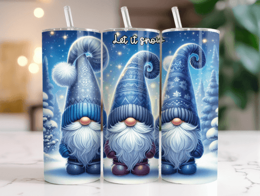 Let it Snow Gnome - 20 Oz Tumbler