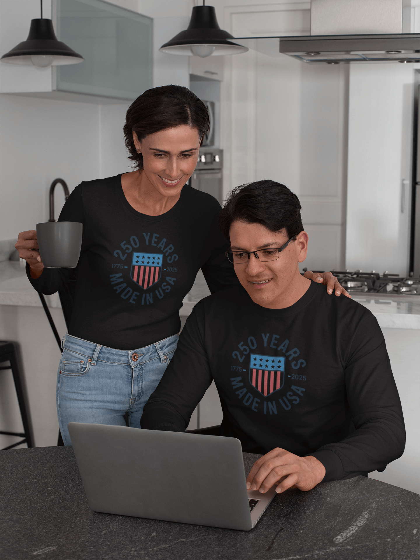 Made in the USA: 250-Year Heritage Shield - Long Sleeve