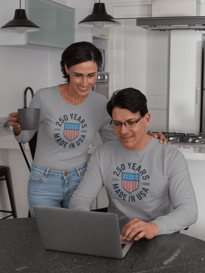 Made in the USA: 250-Year Heritage Shield - Long Sleeve