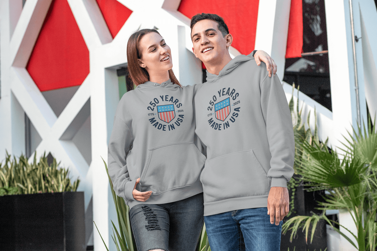 Made in the USA: 250-Year Heritage Shield – Hoodie