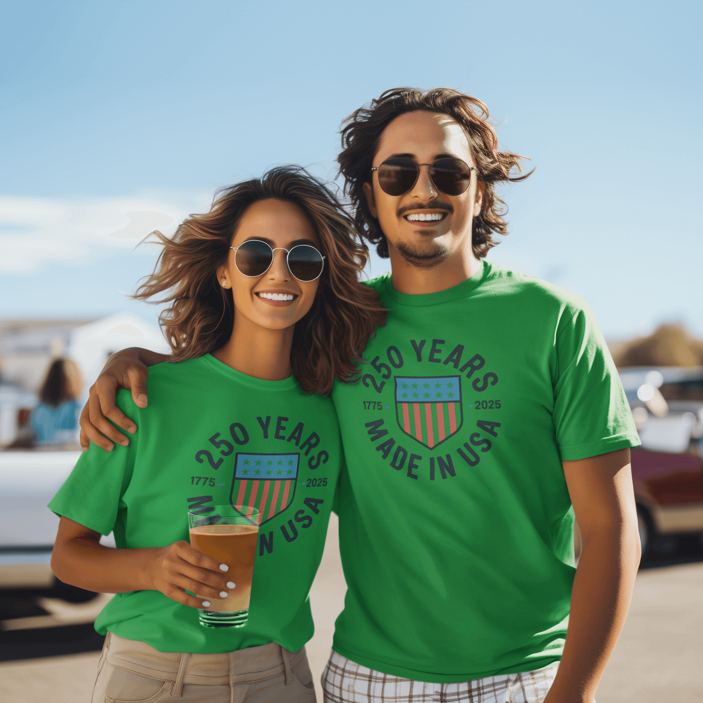 Made in the USA: 250-Year Heritage Shield - Tee