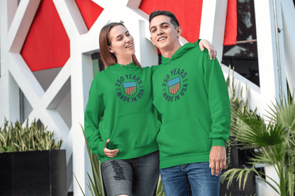 Made in the USA: 250-Year Heritage Shield – Hoodie