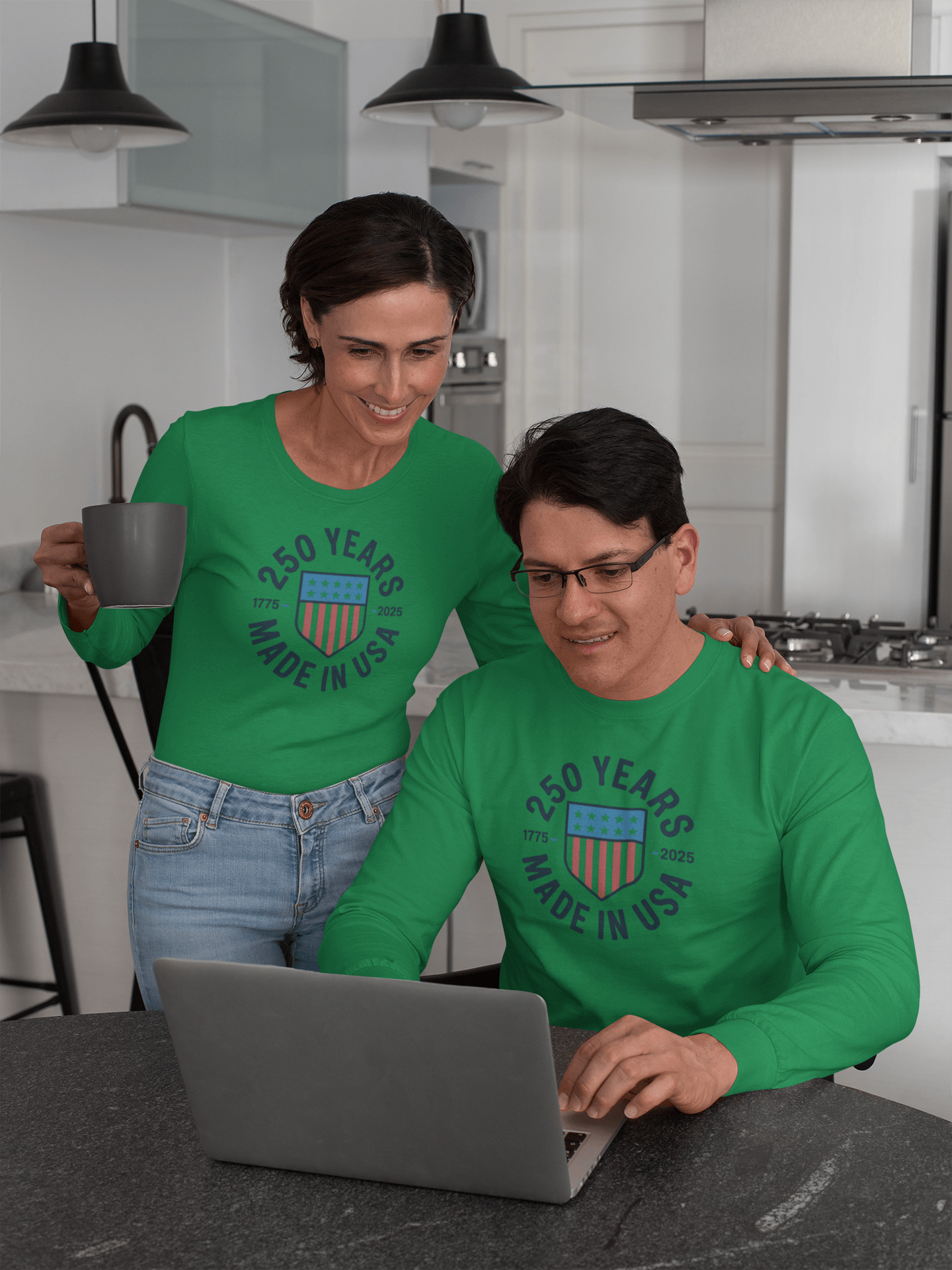 Made in the USA: 250-Year Heritage Shield - Long Sleeve