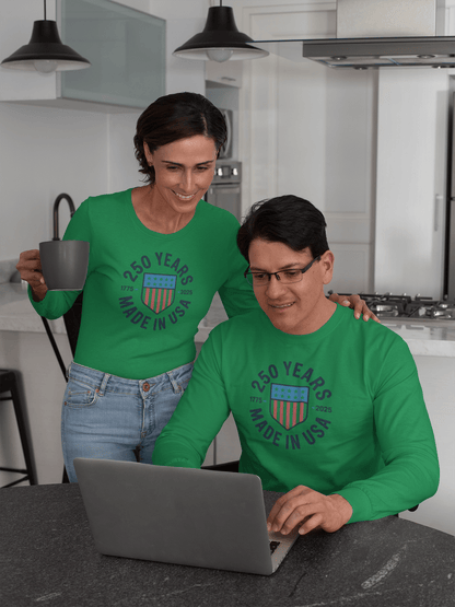 Made in the USA: 250-Year Heritage Shield - Long Sleeve