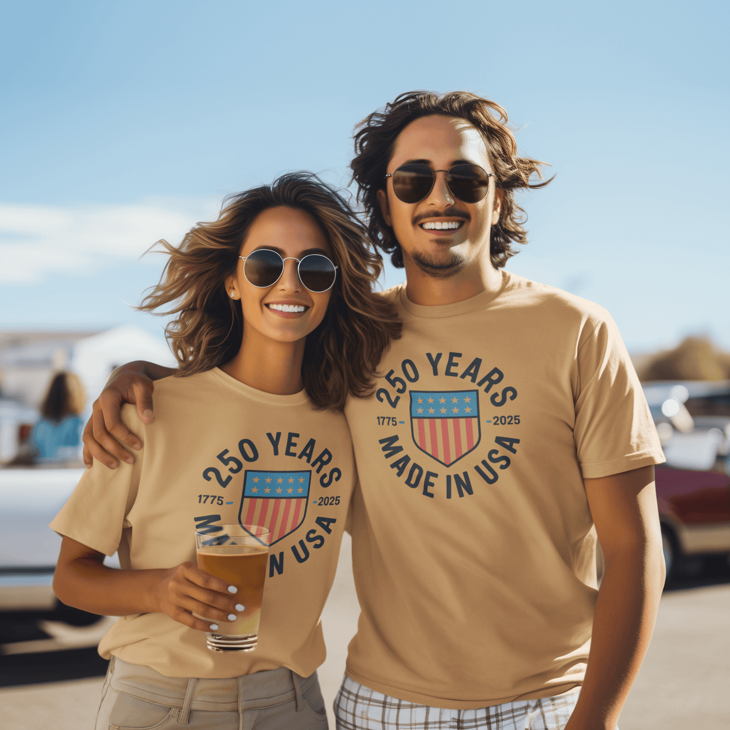 Made in the USA: 250-Year Heritage Shield - Tee