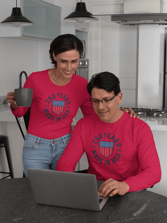 Made in the USA: 250-Year Heritage Shield - Long Sleeve