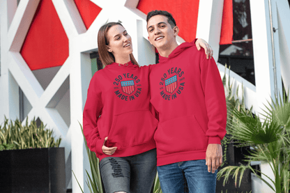 Made in the USA: 250-Year Heritage Shield – Hoodie