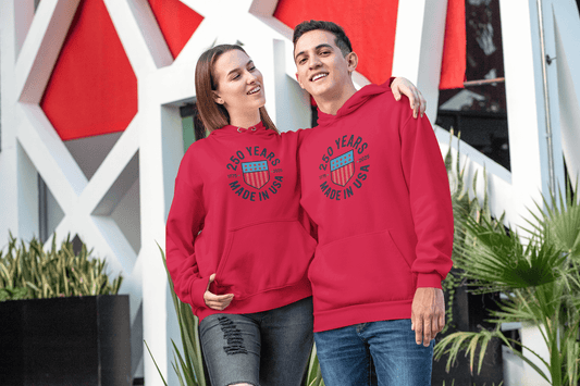 Made in the USA: 250-Year Heritage Shield – Hoodie