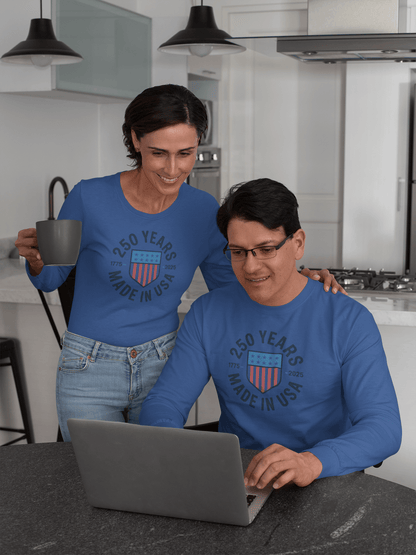 Made in the USA: 250-Year Heritage Shield - Long Sleeve