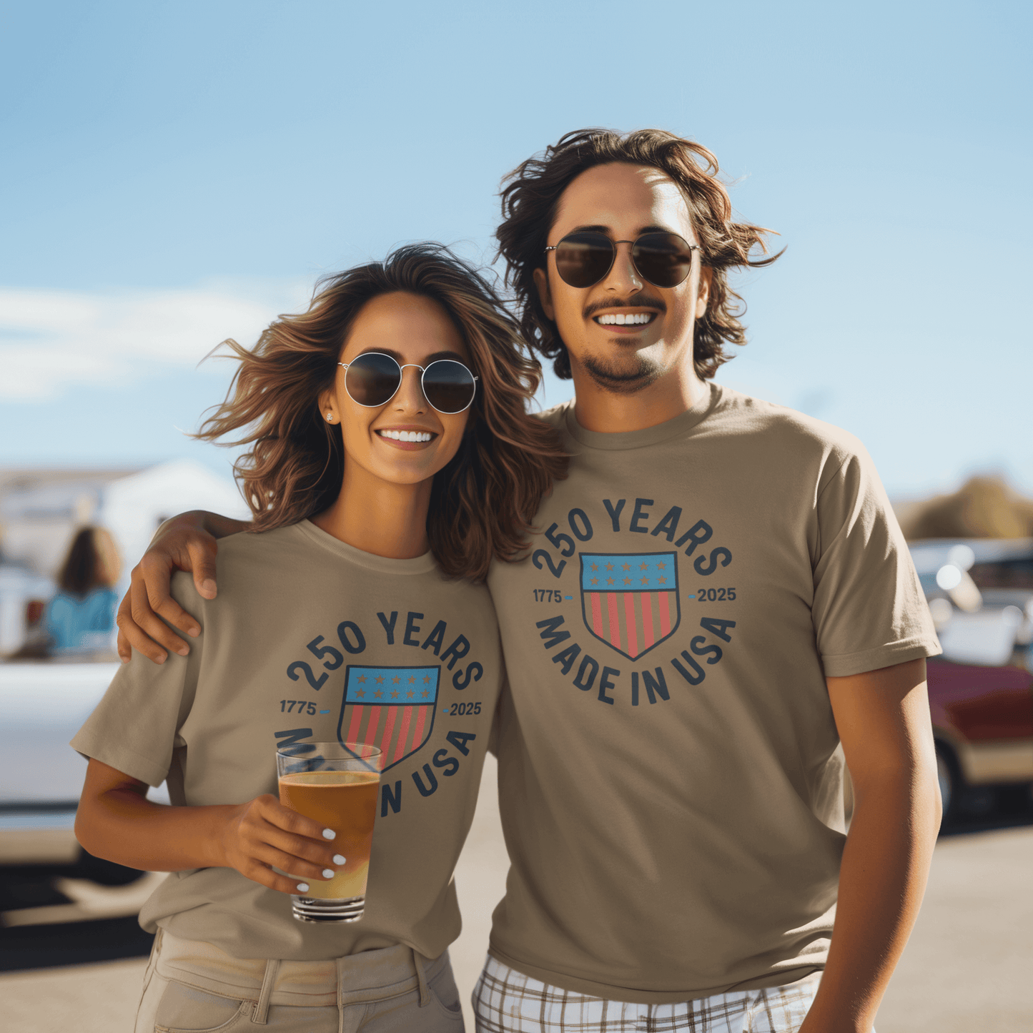 Made in the USA: 250-Year Heritage Shield - Tee