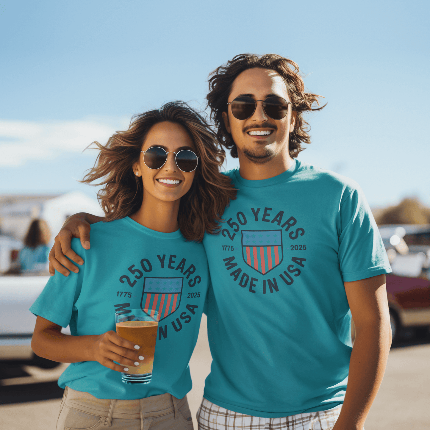 Made in the USA: 250-Year Heritage Shield - Tee