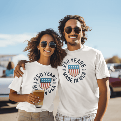 Made in the USA: 250-Year Heritage Shield - Tee