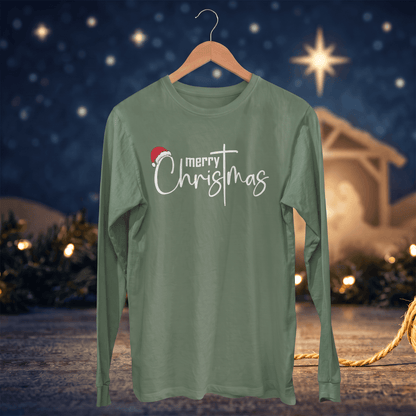 Merry ChrisTmas – Keep Christ in Christmas T-Shirt Long Sleeve