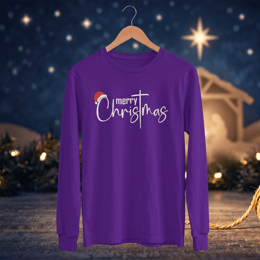 Merry ChrisTmas – Keep Christ in Christmas T-Shirt Long Sleeve