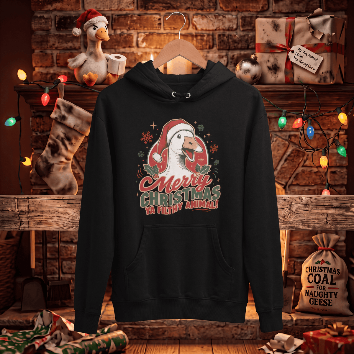 Merry Christmas Ya Filthy Animal - Hoodies