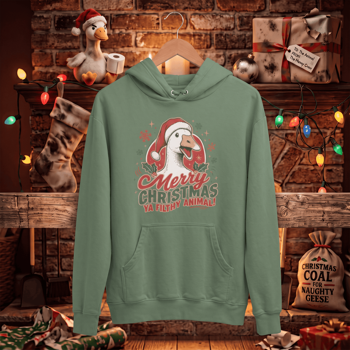 Merry Christmas Ya Filthy Animal - Hoodies