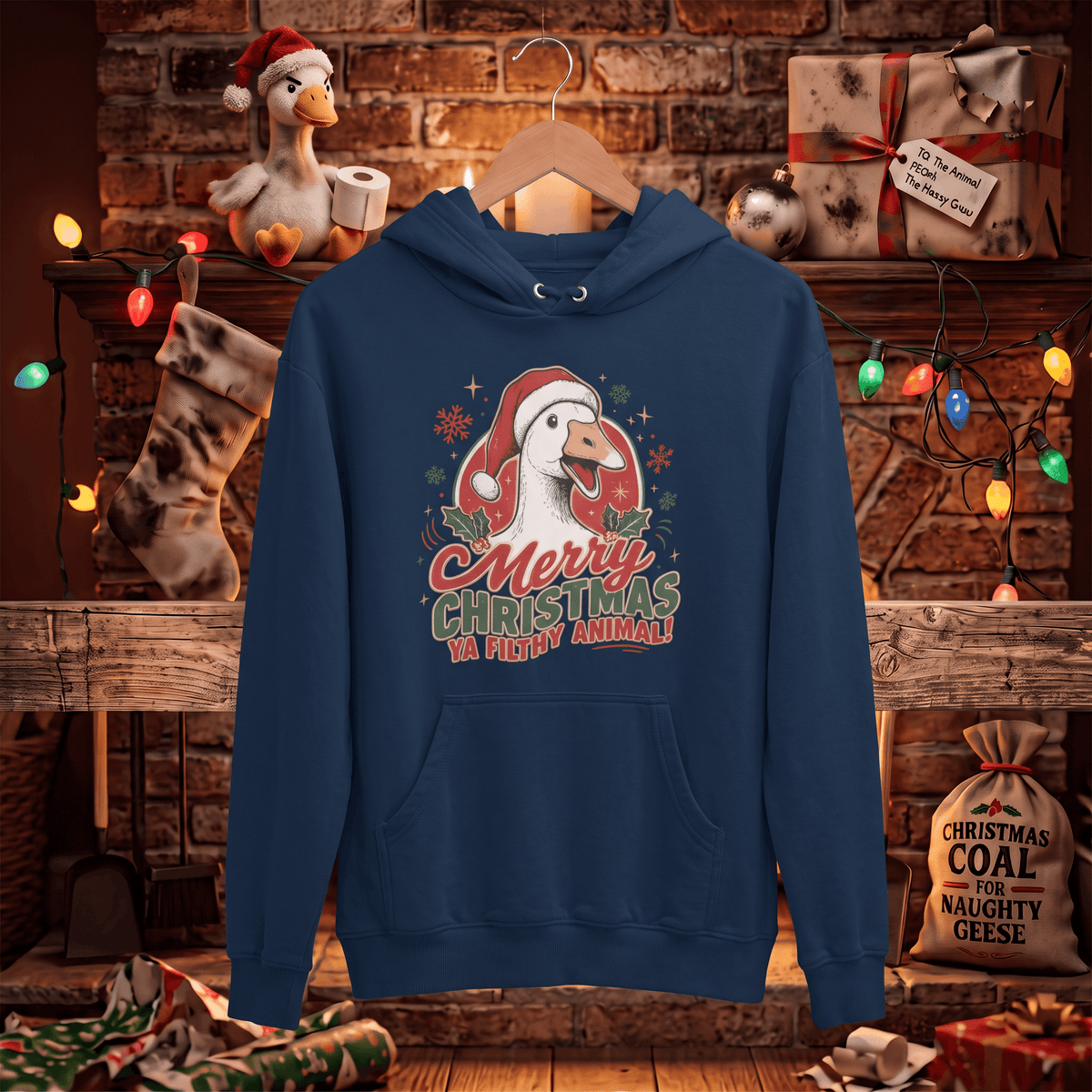 Merry Christmas Ya Filthy Animal - Hoodies