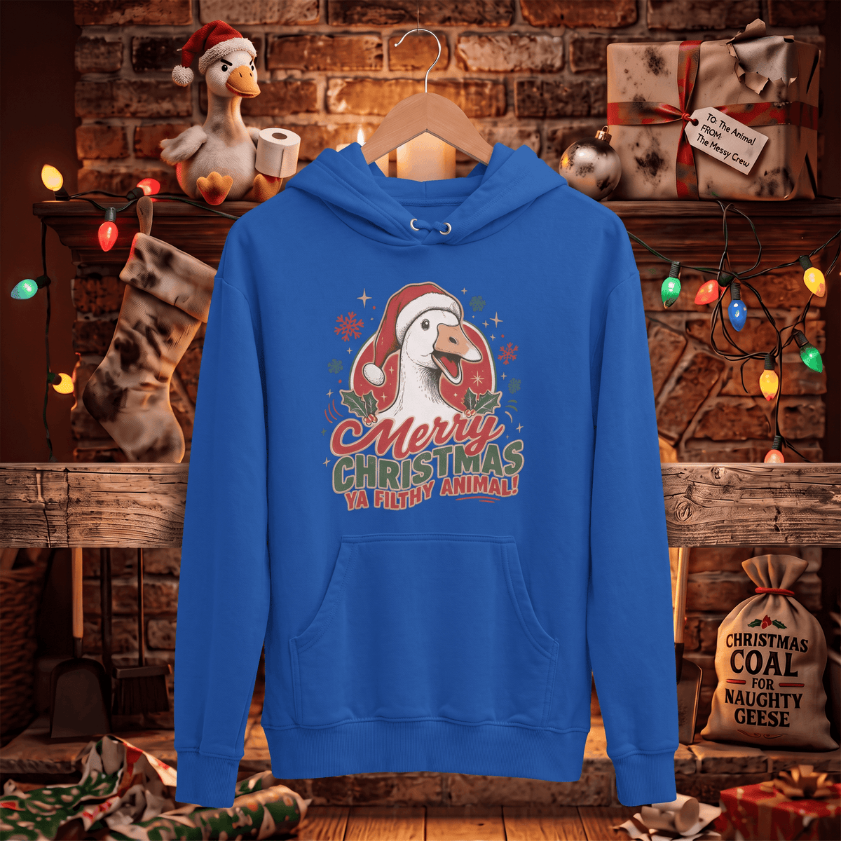Merry Christmas Ya Filthy Animal - Hoodies