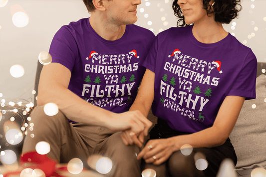 Merry Christmas Ya Filthy Animal - Unisex T-Shirt