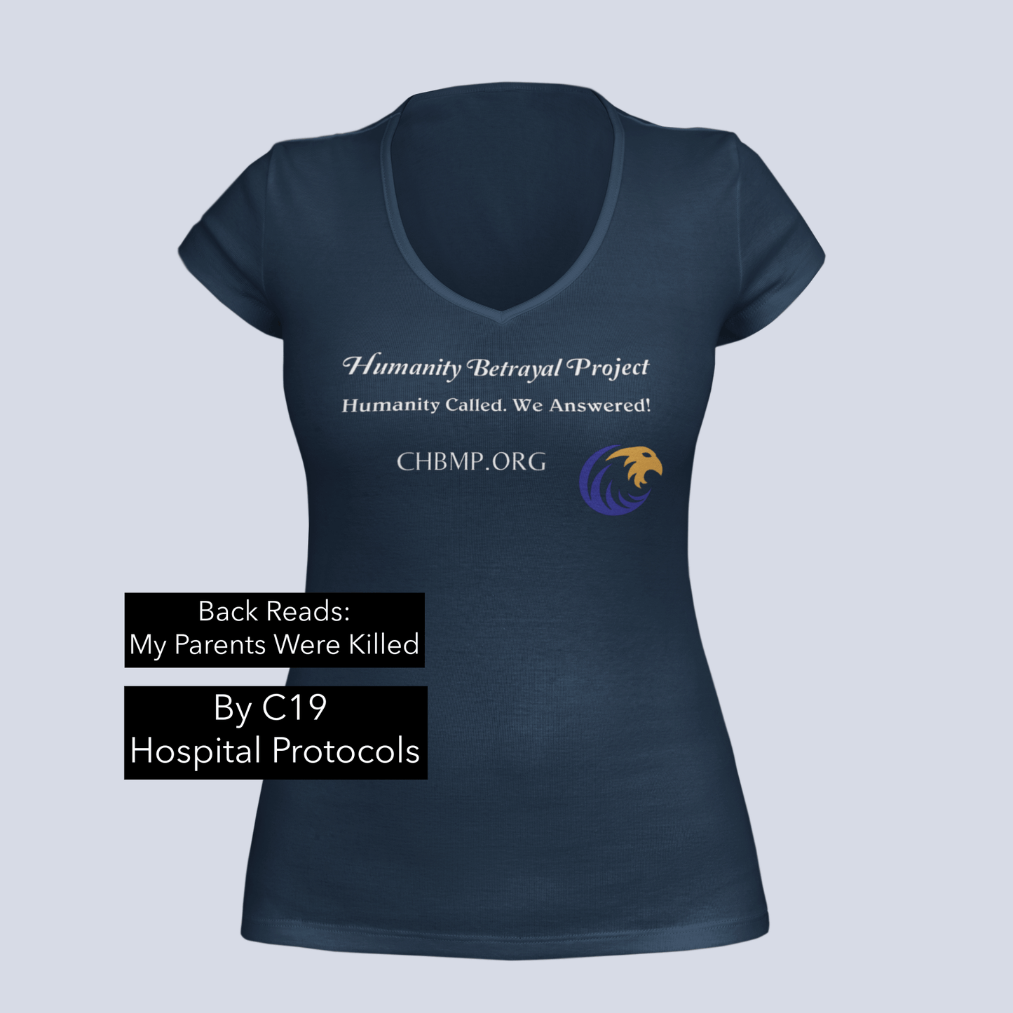 Parents Killed by Protocol - CHBMP - Ladies V-Neck