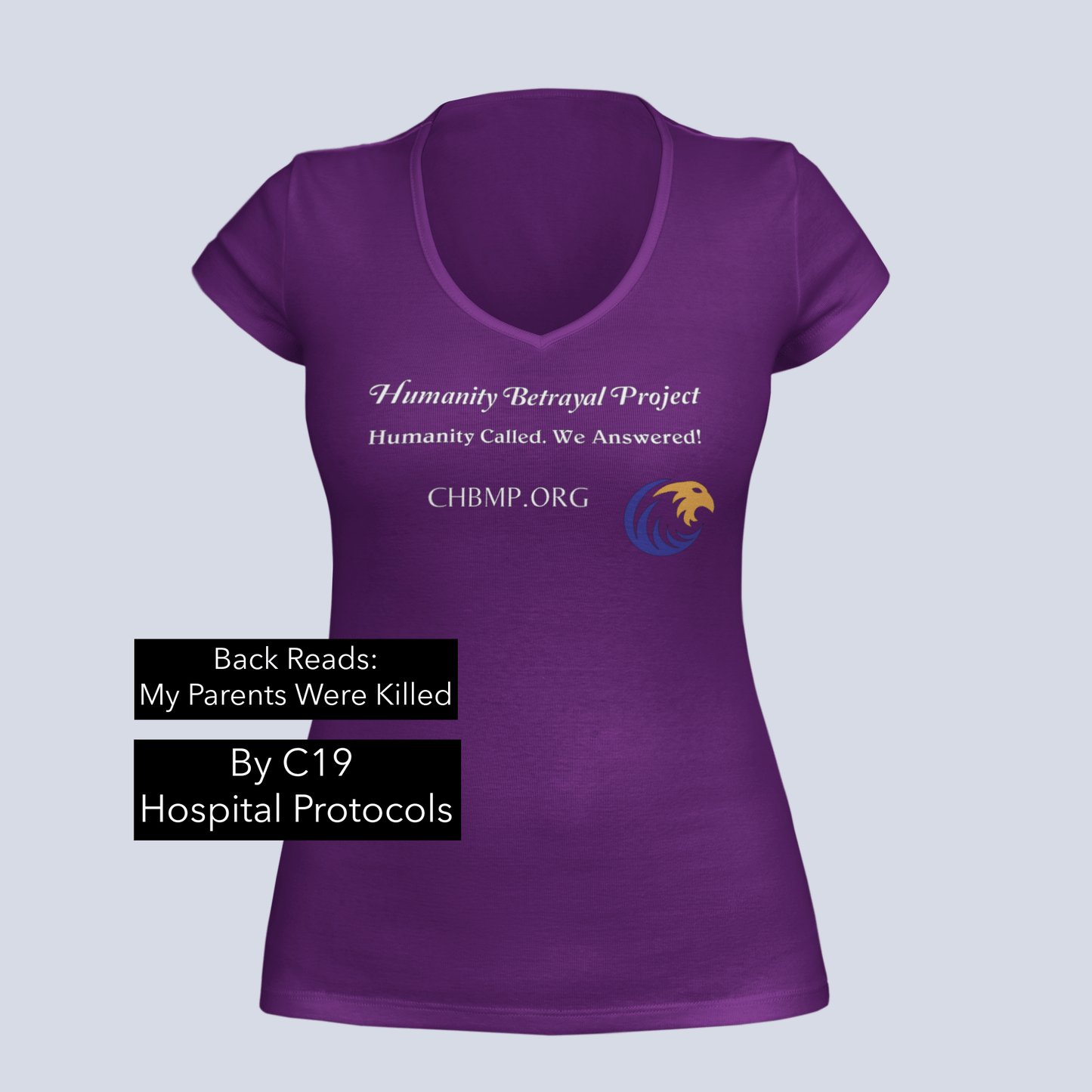 Parents Killed by Protocol - CHBMP - Ladies V-Neck