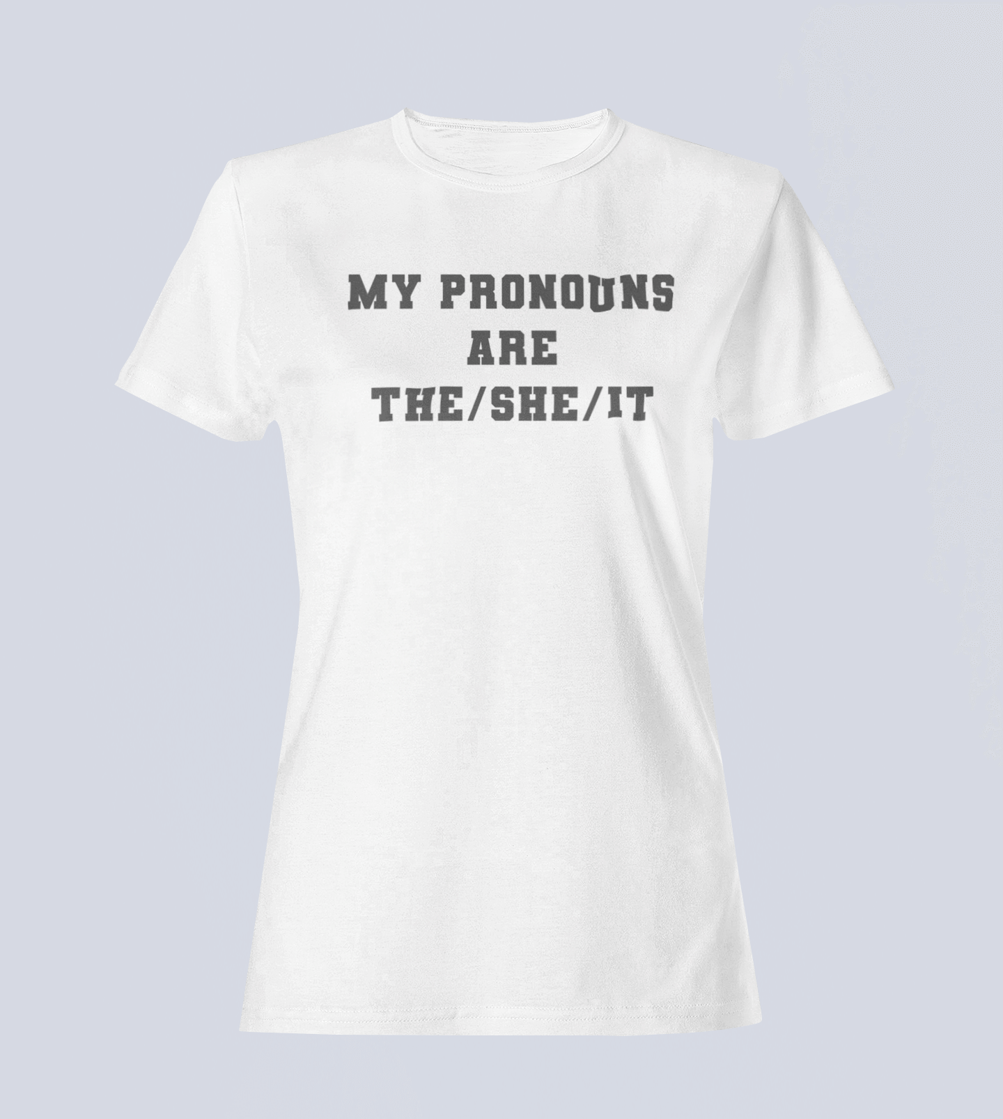 My Pronouns are The/She /IT - Ladies T-Shirt