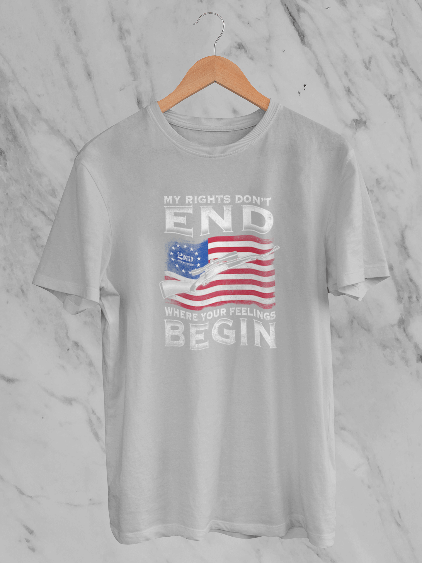 My Rights Don't End Where Your Feelings Begin - T-Shirt