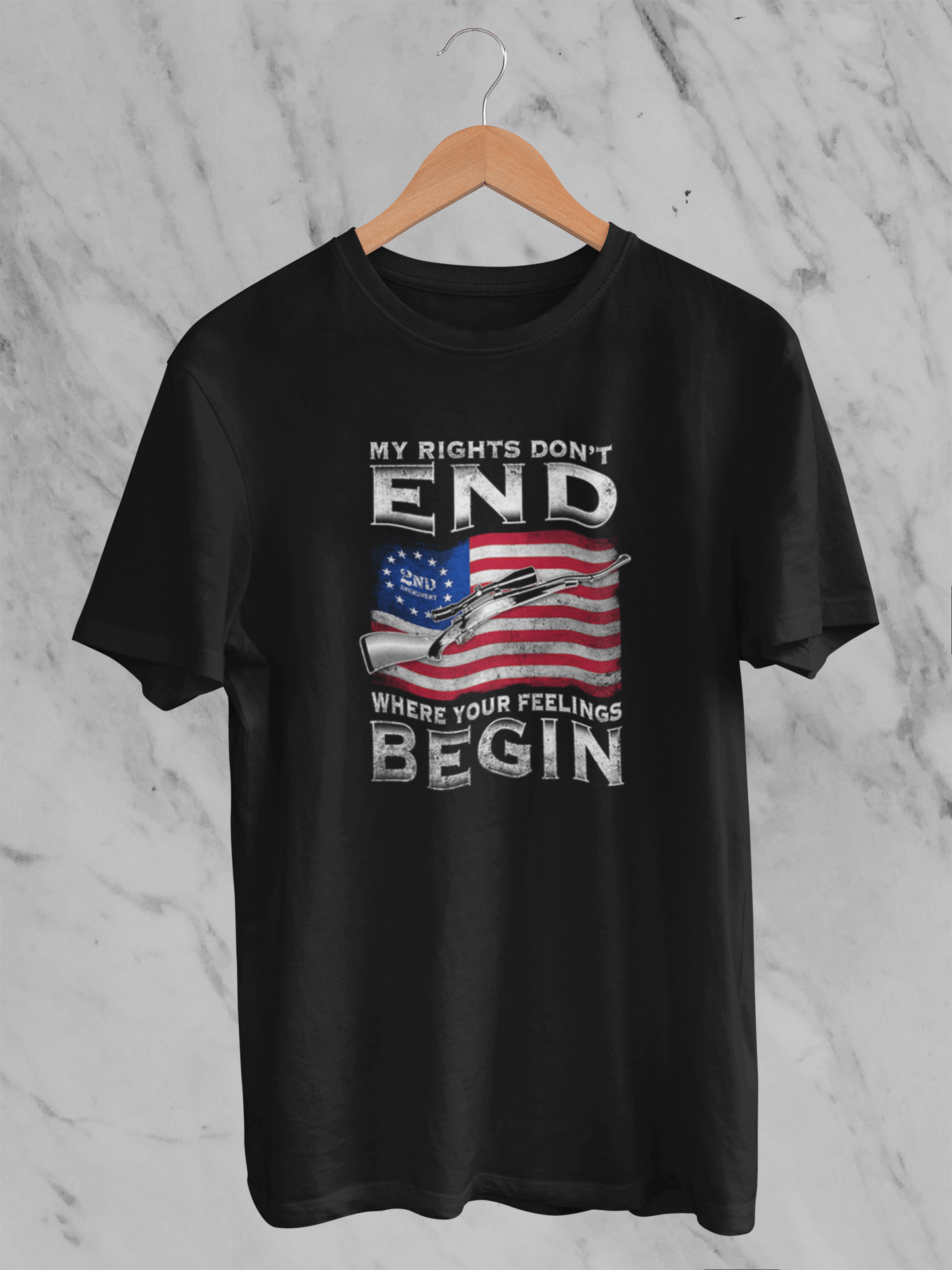 My Rights Don't End Where Your Feelings Begin - T-Shirt