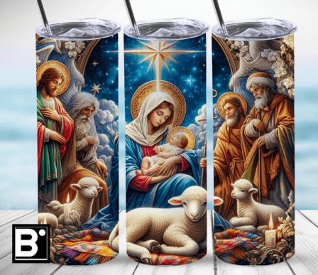 Nativity Scene Mother & Child - 20 Oz Tumbler