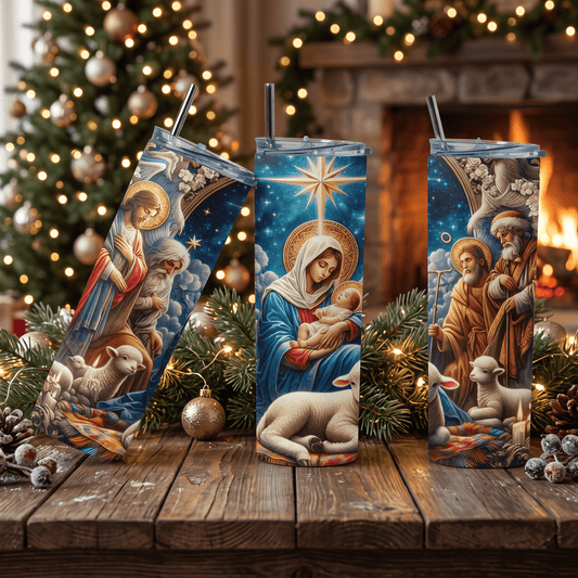 Nativity Scene Mother & Child - 20 Oz Tumbler