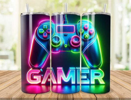 Gamer Neon - 20 Oz Tumbler