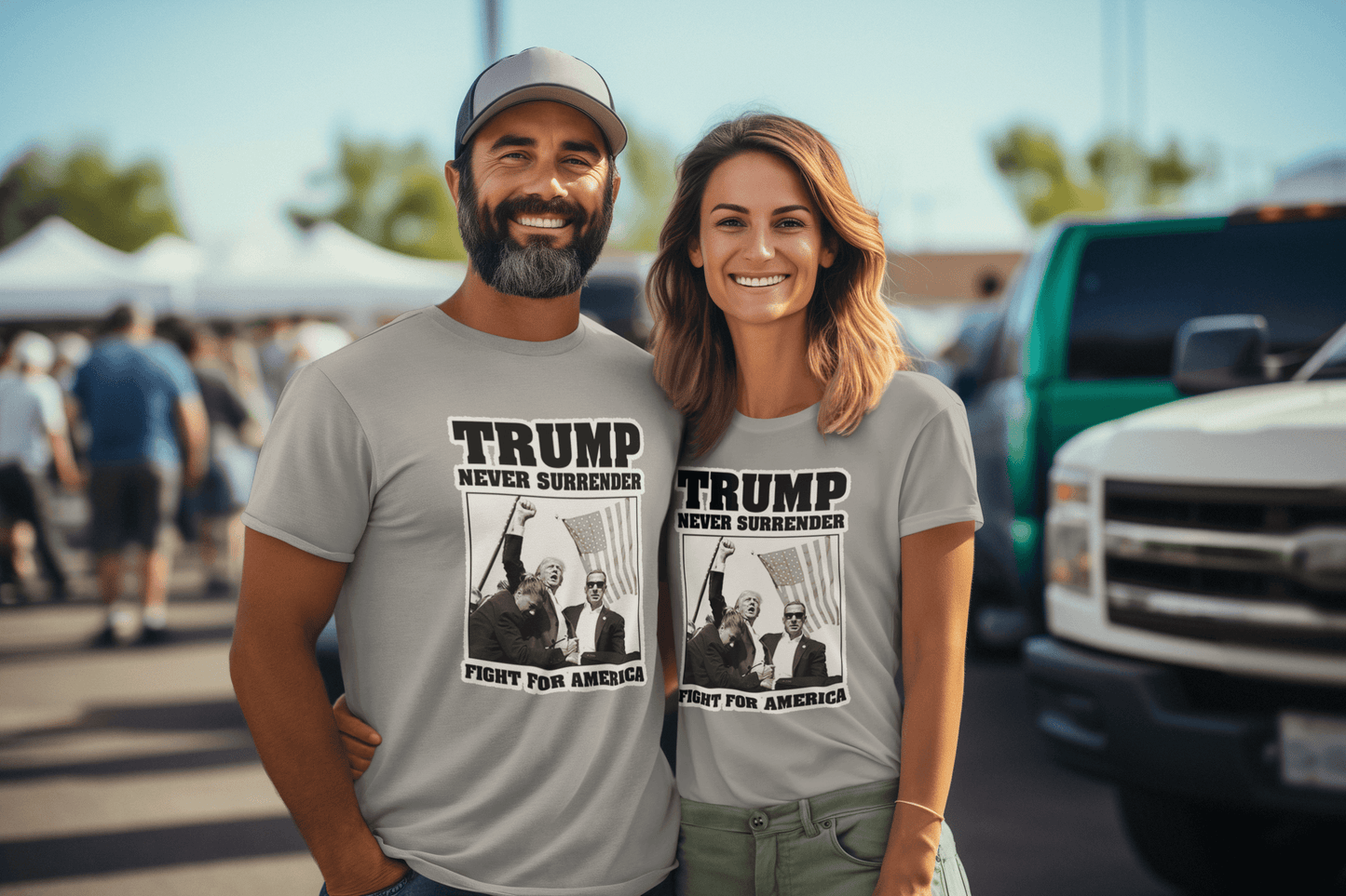 Trump! Never Surrender! - Unisex T-Shirt