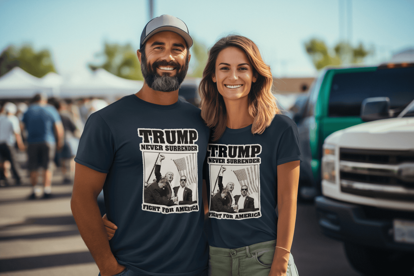 Trump! Never Surrender! - Unisex T-Shirt