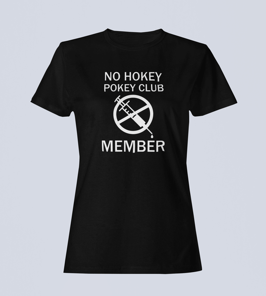No Hokey Pokey Club Member T-Shirt - Ladies