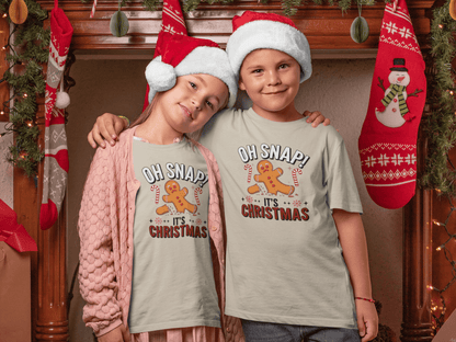 Oh Snap! It's Christmas  - Kids T-Shirts