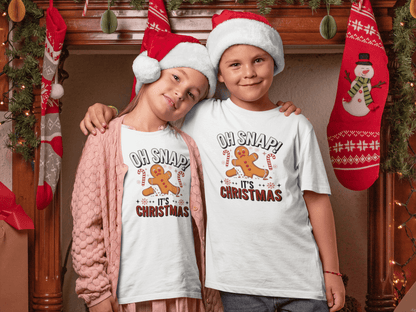 Oh Snap! It's Christmas  - Kids T-Shirts