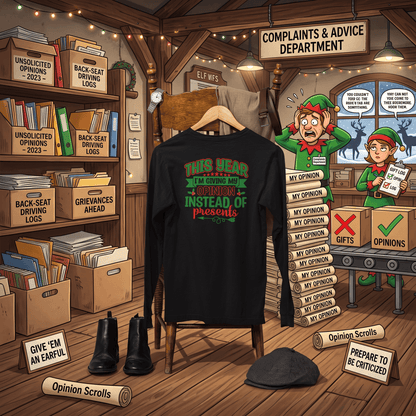 Opinions Instead of Presents - Long Sleeve T-Shirt