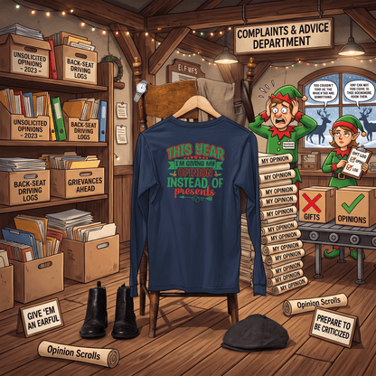 Opinions Instead of Presents - Long Sleeve T-Shirt