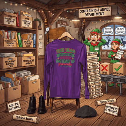Opinions Instead of Presents - Long Sleeve T-Shirt