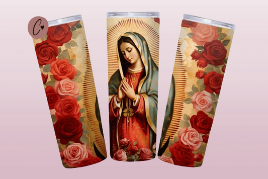 Virgen de Guadalupe Red - 20 Oz Tumbler